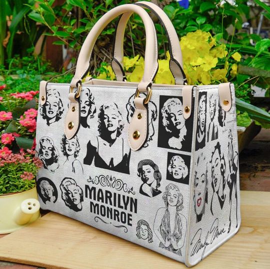 Marilyn monroe Leather Bag Handbag,Marilyn monroe Lover Handbag,Marilyn monroe Women Purses,Shopping Bag