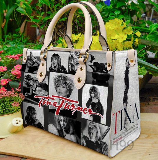 Tina turner Leather Handbag,Tina turner Women Bag,Tina turner Lover's Handbag,Shopping Bag.Music Bag