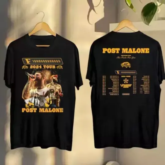 Post Malone The F-1 Trillion Tour 2024 Shirt, Tour Fan Gift S-5XL
