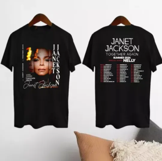 2024 Tour Janet Jackson Together Again T-Shirt
