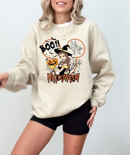 Retro Anna Princess Halloween Shirt, Vintage Little Mermaid Scary Shirt, Spooky Disney Princess Shirt, Little Mermaid Halloween Party shirt