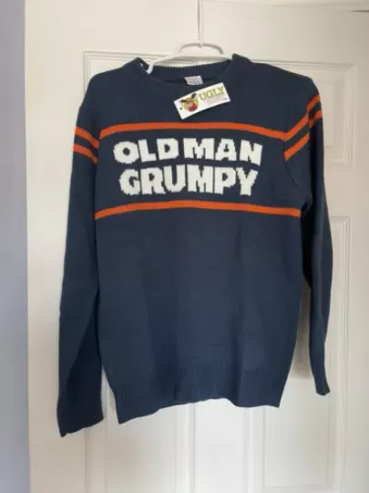 Old Man Grumpy Ditka Ugly Christmas Sweater Ditka Goose Island Chicago NEW