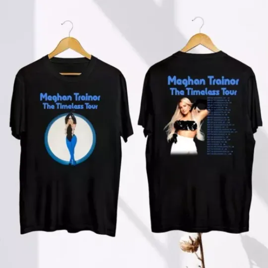 Meghan Trainor Graphic Shirt, Meghan Trainor The Timeless Tour 2024 T-Shirt