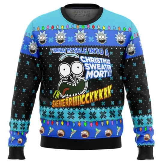 I’m Sweater Rick - Rick & Rickandmorty Ugly Christmas Sweater