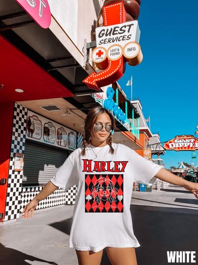 Harley Quinn Inspired Shirt, Unisex Harley Quinn Inspired Shirt, Clowncore, Folies A Deux Shirt, The Joker Inspired Shirt, Gaga