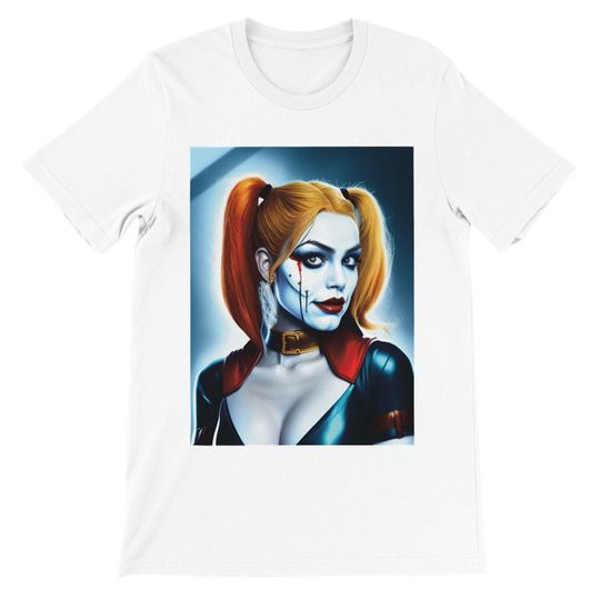 Harley Quinn - Tribute - Premium Unisex Crewneck T-shirt