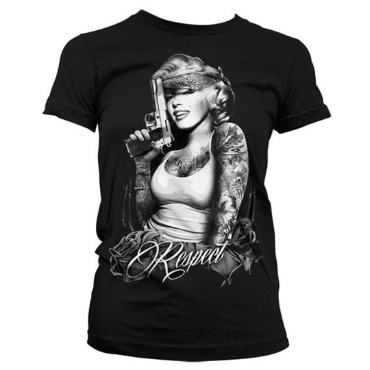 Marilyn Monroe Gangsta Girly T-Shirt