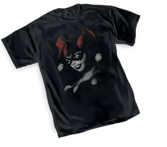 DC Comics Harley Quinn Smile Adult Licensed T-Shirt