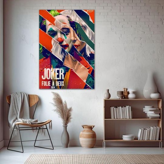 Joker: Folie  Deux 2024 - Metal Poster  Movie Art