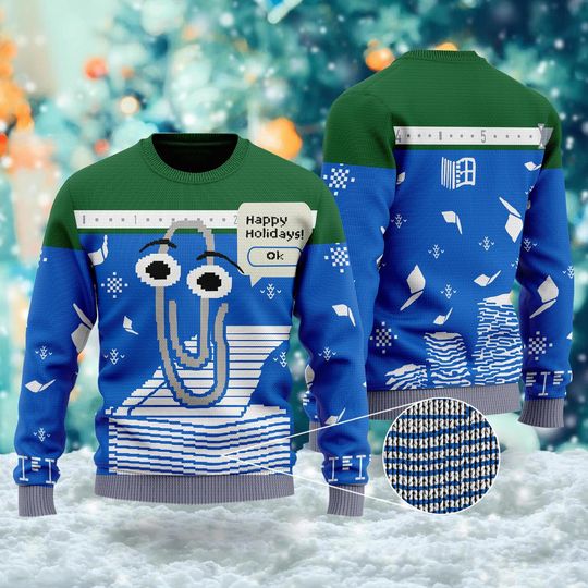 Latest Holiday Ugly Christmas Wool Sweater, Windows Shirt, Windows Ugly Christmas Sweater, Xmas Sweatshirt, Christmas Gift For Men Women Kid