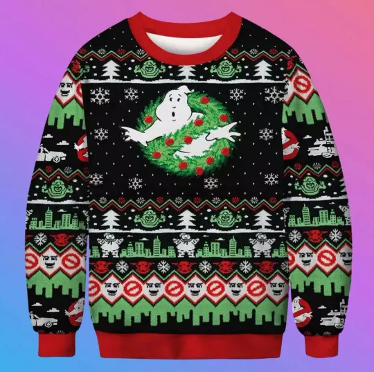 Who You Gonna Call? Ghostbusters Ugly Christmas Sweater - Unisex Edition