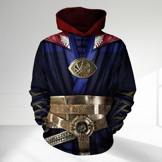 Doctor Strange Master Cosplay Halloween Hoodie, Superhero Halloween Costume, Hero Character Costume, Holiday Trip Tee