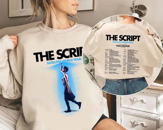 The Script - Satellites World Tour 2024 Shirt, The Script Band Fan Shirt, The Script 2024 Tour Tee, Satellites World Tour Tee