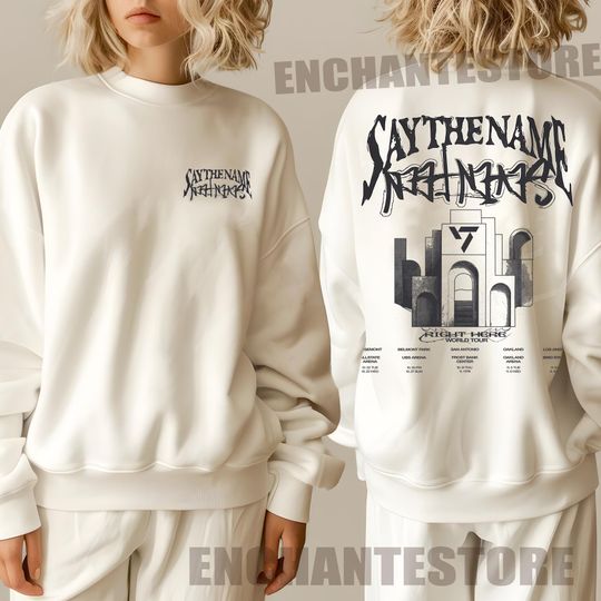 Seventeen Right Here World Tour Sweatshirt, Seventeen Right Here Hoodie, SVT Right Here In US Shirt, Say The Name Seventeen Shirt, SVT Tour