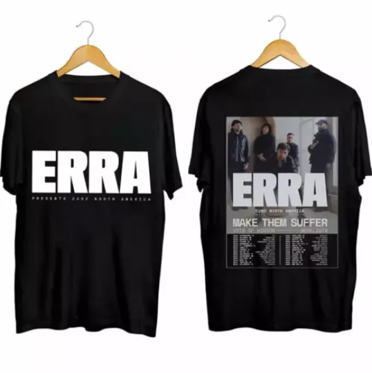 Erra Cure 2024 North American Tour, Erra 2024 Concert T-Shirt
