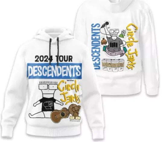 Descendents With Circle Jerks Tour 2024 Hoodie 3D