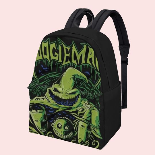 Halloween Backpack, Nightmare Before Christmas School Backpack, Horror Movie Bag, Back To School Backpack, Souvenir for Students