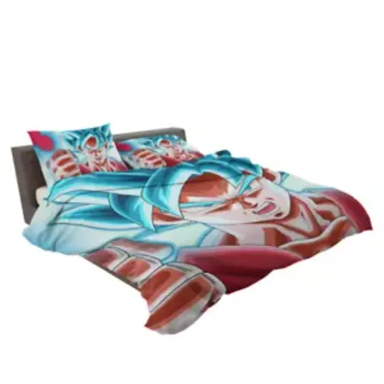 Son Goku Dragon Ball ANime Quilt Duvet Cover Set Children Home Textiles Bedding