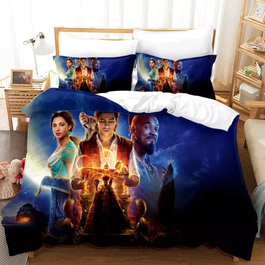 Aladdin 3pcs Bedding Set Bedroom Duvet Cover Comforter Cover Pillowcases Gift