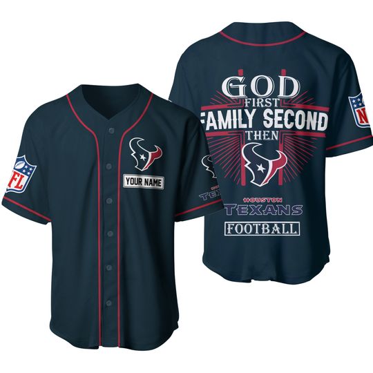 Discover Houston Team Texans football Baseball Jersey