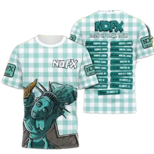 NOFX The Schedule Of 2024 US Final Tour T Shirt