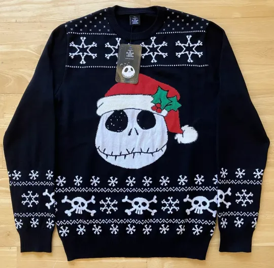 Medium 38" inch chest - Nightmare Before Christmas Ugly Jumper Sweater Xmas