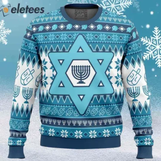 Hanukkah Ugly Christmas Sweater JDYAIXPB