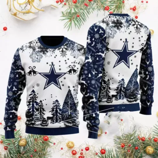 Dallas Cowboys Special Christmas Ugly 3D Sweater (AOP) Size S-5XL