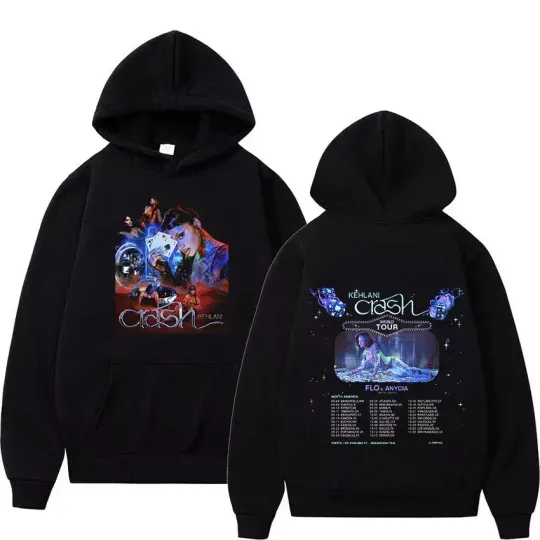 2 sided hoodie music lovers, 2024 Kehlani Crash World Tour Album Hoodie