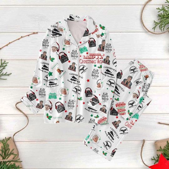 Griswold Pajamas Set, You Serious Clark Pajamas, Griswolds Tree Farm Pajamas, National Lampoons Holiday Pajamas, Christmas Gift