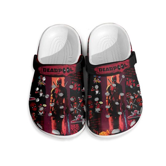 Deadpool Clogs, Deadpool Gift, Gift for father's day