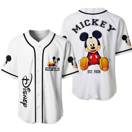 Mickey Jersey, Mickey Mouse Jersey, Mickey Athletic Jersey, Mickey Disney Jersey