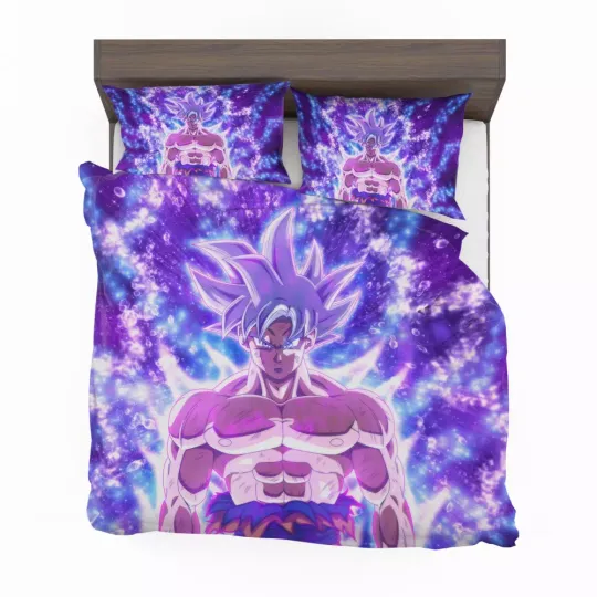 Ultra Instinct Goku Dragon Ball Super Anime Quilt Duvet Cover Set Kids