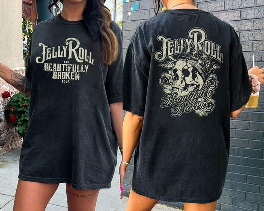 Vintage Jelly Roll 2 Sides Shirt, Jelly Roll Rapper Shirt, Jelly Roll Music Album Shirt, Gift For Men Women