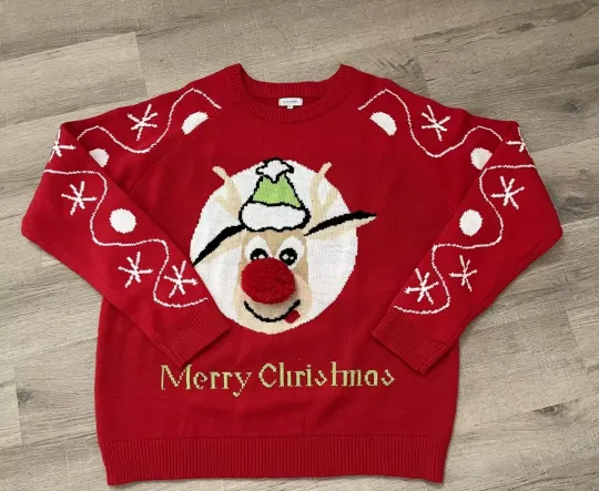 Discover Ugly Christmas Sweater Size 2XL  QUALFORT Women's or Men's Unisex