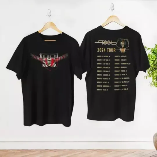 Discover Tool In Concert 2024 Unisex Shirt, Tool Band Fan Gift, Tool Band Concert Merch