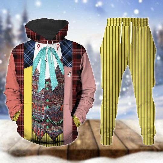 Doctor Who Cosplay 3D Hoodie Jogger, Sixth Doctor Costume Hoodie Pants, Colin Baker Cosplay Outfit, Dr Who Tardis Tee, Dr Who Fan Gift