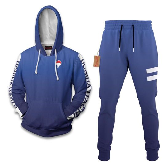 Uchiha Itachi Hoodie And Jogger Set Anime Clothes