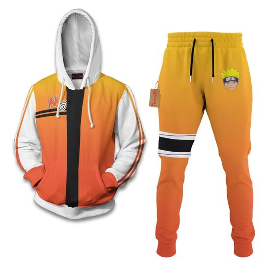 Uzumaki Hoodie And Jogger Set Anime Clothes