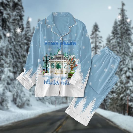 Christmas Pajamas, Gilmore Girls Pajamas Family, Stars Hollow Shirt Pants Set, Luke's Coffee Bridesmaid Pajamas, Halloween Gilmore Pjs