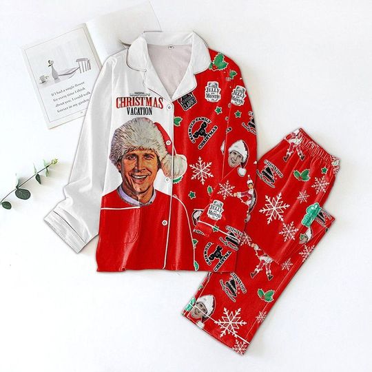 Griswold Family National Lampoons Christmas Vacation Pajamas Set, Griswold Tree Farm Shirt, Holiday Long Sleeve Pajamas, Xmas Gift