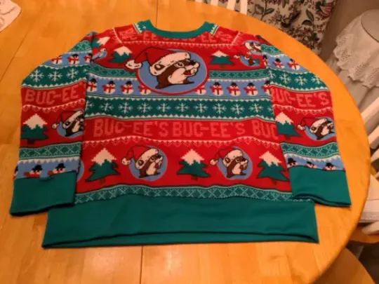 Buc-ees Christmas Sweater Size XL XLarge bucees winter ugly sweater gas station