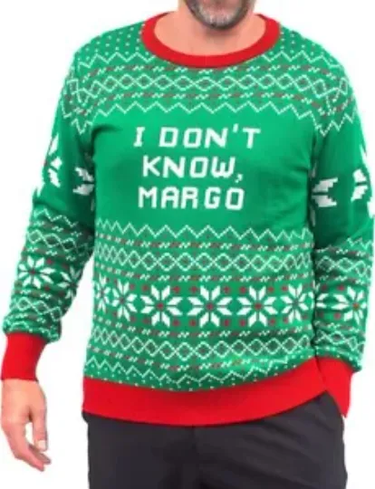 Todd and Margo Why is The Carpet Wet Ugly Christmas Sweater - Halloween Apparel