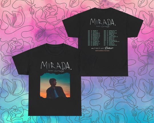 Kid Size - Ivan Cornejo Mirada Tour 2024 - Fan Inspired Ivan CornejoTour Shirt Front and Back