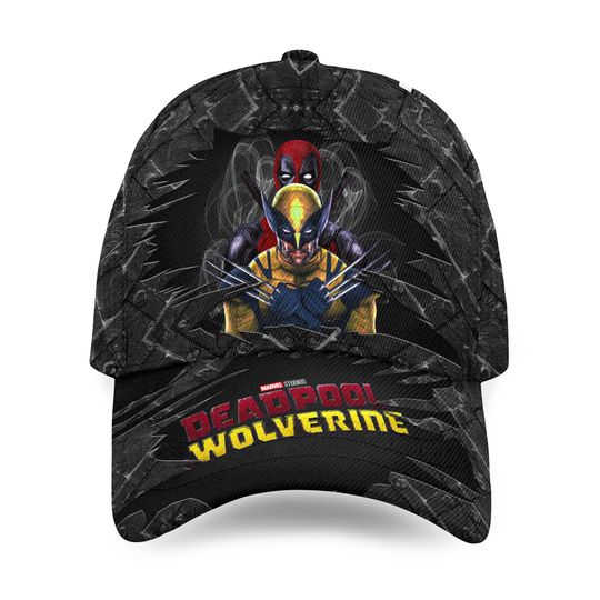 Halloween Marvel Deadpool Wolverine Cap, Deadpool 3 Movie Classic Cap, Disney Marvel Men Cap