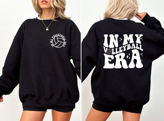 In My Volleyball Era Sweatshirt, Volleyball Player Sweatshirt, Volleyball Sweatshirt, Volleyball Coach Gift, Volleyball Mom Sweatshirt