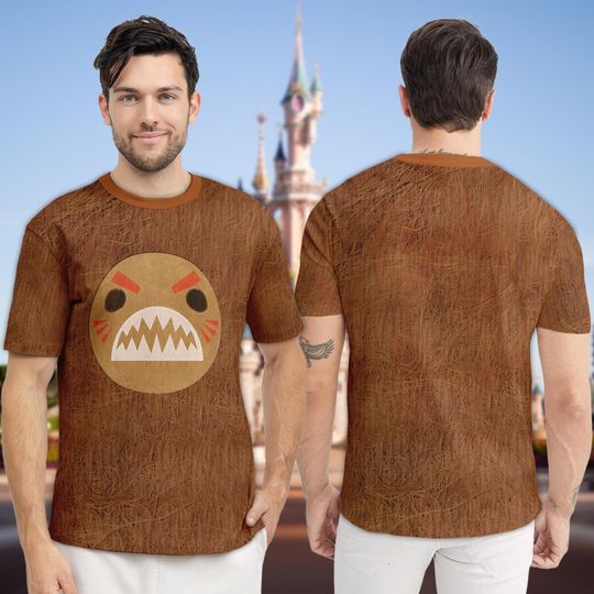 Kakamora Costume Shirt, Moana Antagonists Movie 3D Costume T-Shirt, Cosplay Cruise Shirts, Halloween Costume For Family Group T Shirt