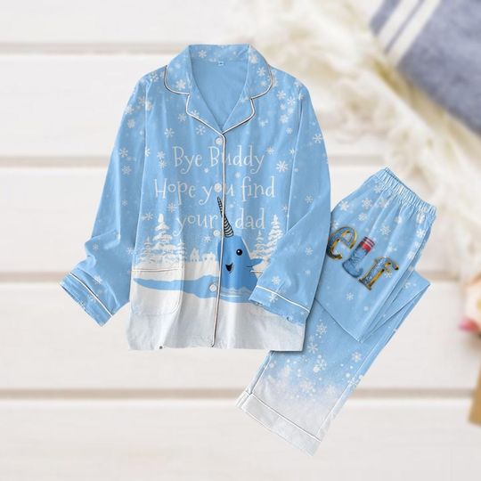 Buddy The Elf Pajamas Set, Elf Christmas Pajamas, Xmas Classic Movie Pj Pants, The Elf Will Ferrell Shirt, Elf Merch, Christmas Gift