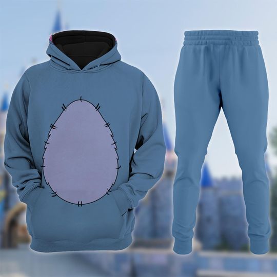 Eeyore Donkey 3D Costume Shirt, Halloween Costume For Family Group Hoodie, Winnie The Pooh Family Trip , Christmas Gift