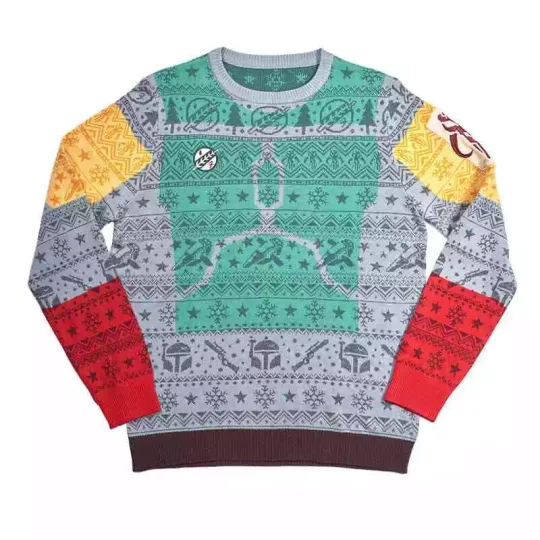 Boba Fett Difuzed Christmas Jumper / Ugly Sweater